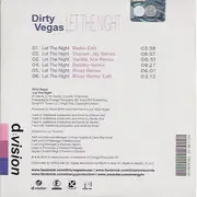 CD Single - Dirty Vegas - Let The Night - Promo Cardboard