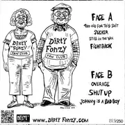 7inch Vinyl Single - Dirty Fonzy - Too Old For This Shit - EP, Numbered, white pressing