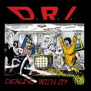 LP - Dirty Rotten Imbeciles - Dealing With It - transparent red pressing