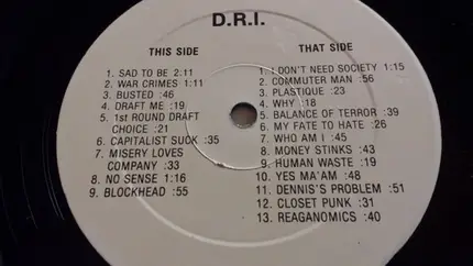 Dirty Rotten Imbeciles - Dirty Rotten LP