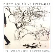 12inch Vinyl Single - Dirty South vs. Evermore - It's Too Late (Dirty South Remix)