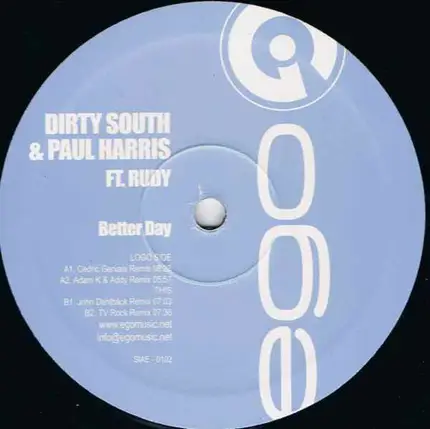 Dirty South & Paul Harris Feat. Rudy Sandapa - Better Day