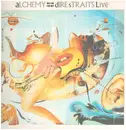 Double LP - Dire Straits - Alchemy - Dire Straits Live - green Spaceship labels