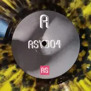 12inch Vinyl Single - Distilled Noise - Asv004 - Yellow Black Marbled Vinyl