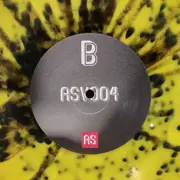 12inch Vinyl Single - Distilled Noise - Asv004 - Yellow Black Marbled Vinyl