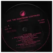 LP - Discharge - The Nightmare Continues... Live