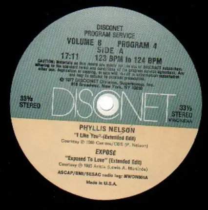 Phyllis Nelson, Exposé, a. o. - Volume 8 Program 4