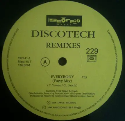 Discotech - Everybody (Remixes)