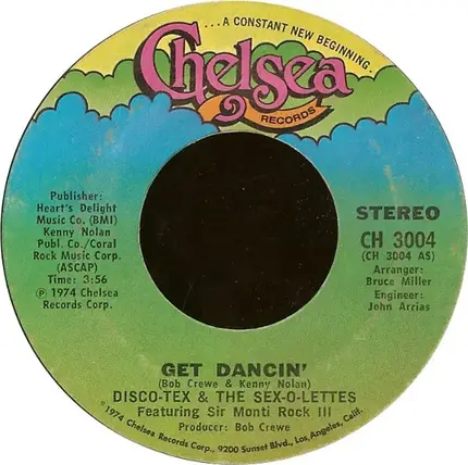 Disco Tex & His Sex-O-Lettes - Get Dancin'