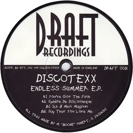 Discotexx - Endless Summer E.P.