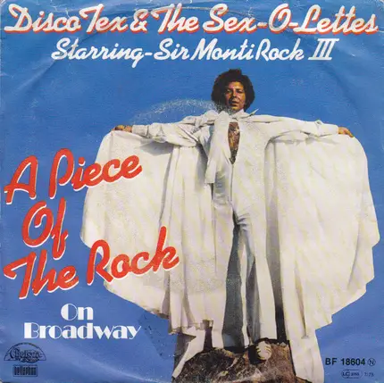 Disco Tex & His Sex-O-Lettes - A Piece Of The Rock