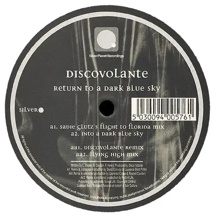 Disco Volante - Return To A Dark Blue Sky