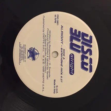 Disco Blu - Alright