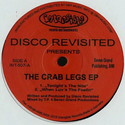 Disco Revisited - The Crab Legs EP