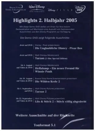 Disney Movie Clips - Highlights 2. Halbjahr 2005