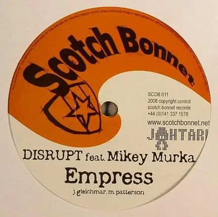 Disrupt - Empress / Second Hand Dub
