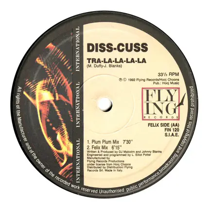 Diss-Cuss - Tra-La-La-La-La