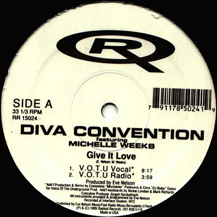 Diva Convention Featuring Michelle Weeks - Give It Love