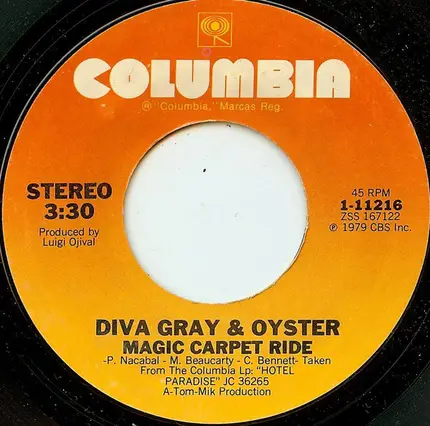 Diva Gray & Oyster - St. Tropez / Magic Carpet Ride