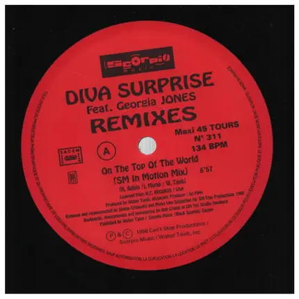 Diva Surprise - On The Top Of The World (Remixes)