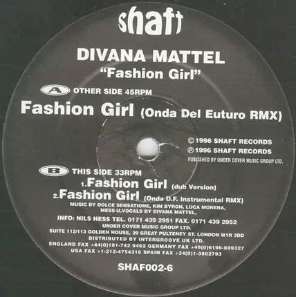 Divana Mattel - Fashion Girl (Remix)