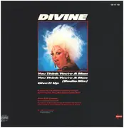 12inch Vinyl Single - Divine - You Think You're A Man - Signed by Greg Gorman