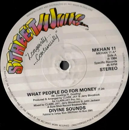 Divine Sounds - What People Do For Money