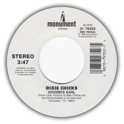 Dixie Chicks - Goodbye Earl