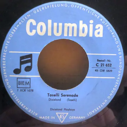 Dixieland Playboys - O Sole Mio / Toselli Serenade