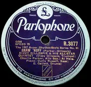 Dizzy Gillespie And His All Star Quintet - Shaw 'Nuff / Loverman