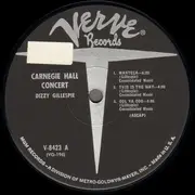 LP - The Dizzy Gillespie Big Band - Carnegie Hall Concert - Recorded Live - US ORIGINAL