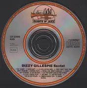 CD - Dizzy Gillespie Sextet - Paris, Salle Pleyel, February 9, 1953