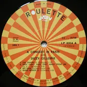 LP - Dizzy Gillespie - Concert In Paris