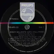 LP - Dizzy Gillespie - Dizzy Goes Hollywood