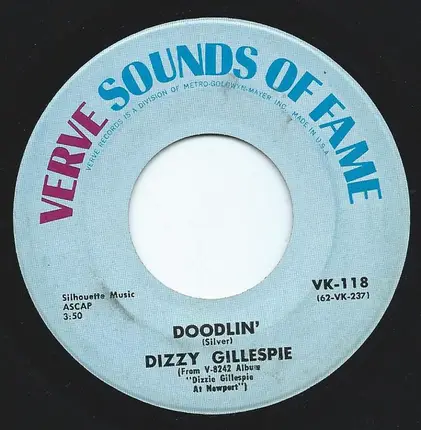 Dizzy Gillespie - Joogie Boogie / Doodlin'