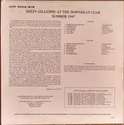 LP - Dizzy Gillespie - Live At The Downbeat Club Summer 1947