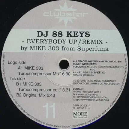 DJ 88 Keys - Everybody Up / Remix