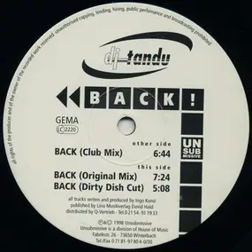 DJ Tandu - Back!