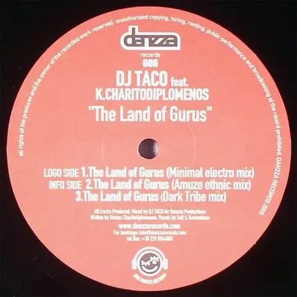 DJ Taco Feat. Costas Charitodiplomenos - The Land Of Gurus