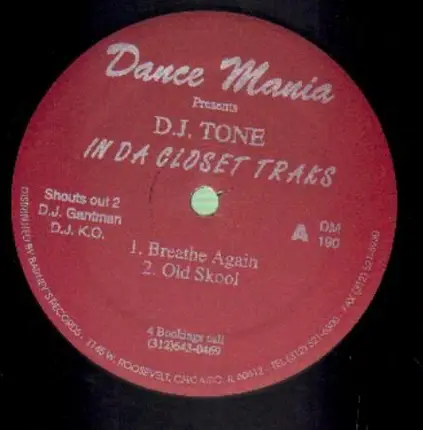 DJ Tone - In Da Closet Traks / No Samples