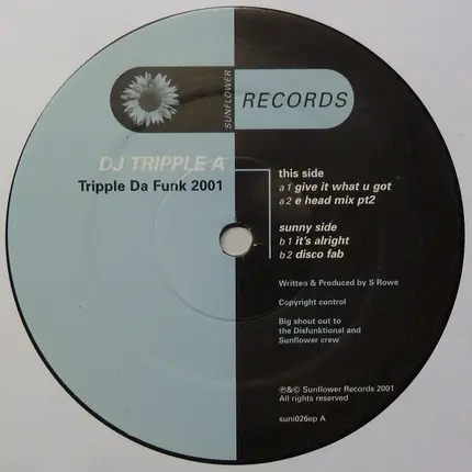 DJ Tripple A - Tripple Da Funk 2001