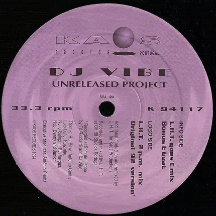 DJ Vibe - Unreleased Project