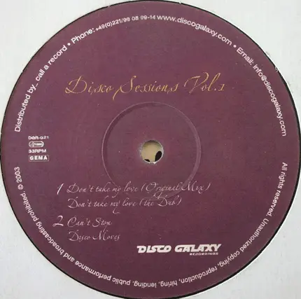 DJ Vou - Disco Sessions Vol. 1