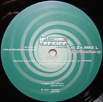 DJ Ze Mig L - Good Intensions EP