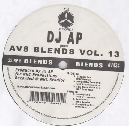 DJ A.P. - AV8 Blends Vol. 13