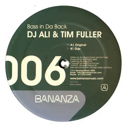 DJ Ali & Tim Fuller - Bass In Da Back