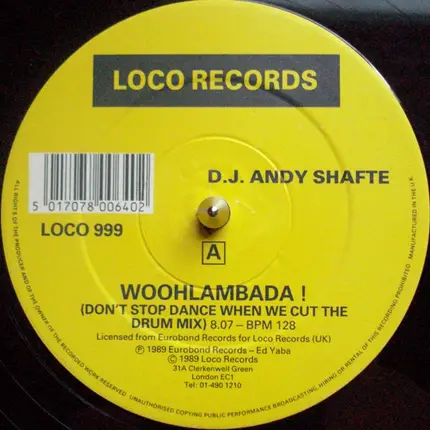 DJ Andy Shafte - Woohlambada!