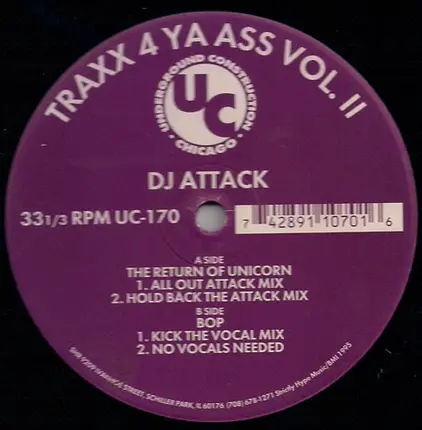 DJ Attack - Traxx 4 Ya Ass Vol. II