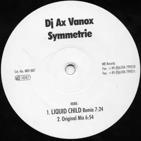 DJ Ax Vanox - Symmetrie