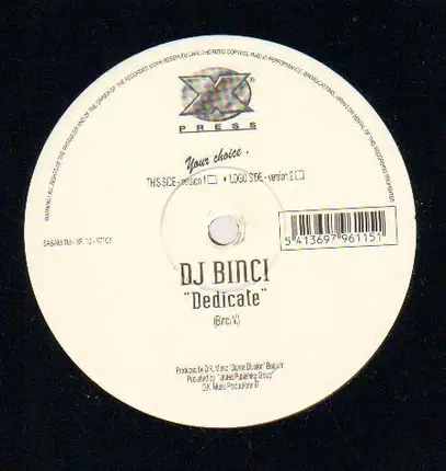 DJ Binci - Dedicate